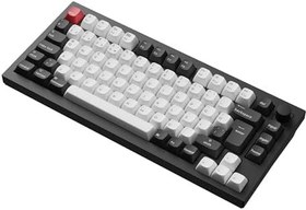 Resim Keychron Q1 Hall-Effect%75 RGB Türkçe Nebula Switch Kablosuz Siyah Beyaz Mekanik Klavye 