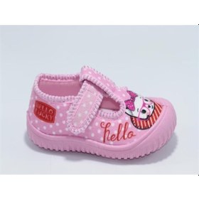 Resim Kız Panduf Hello City Pembe 