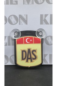 Resim Kızıl Gök Tüm Araçlara Uyumlu TR Ay Yıldız DAS Pleksi Kemik Arma Cam Süsü 