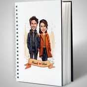 Resim Eylül Ayında Aşk Karikatürlü Defter 