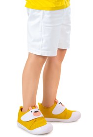 Resim Kiko Kids Winni Cırtlı Erkek Bebek İlk Adım Panduf Ayakkabı 
