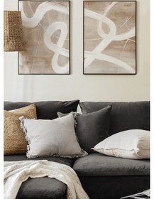 Resim 2 Parça Ahşap Çerçeve Görünümlü Mdf Tablo Seti 20x30 Cm - Model 24 - Ersy2mdfmodel24 