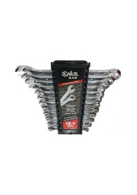 Resim Genius 12 Parça Kombine Anahtar Takımı 12 Li Düz-Yıldız 6x22 Mm 