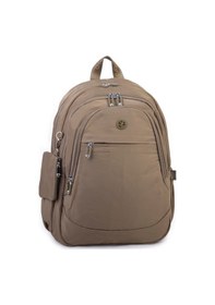 Resim Nas Bag Unisex Büyük Boy Sırt Çantası Çok Gözlü Okul Çantası Haki 