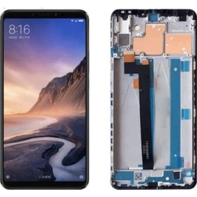 Resim Xiaomi Mi Max 3 Uyumlu Çıtalı Lcd Ekran Dokunmatik Siyah 