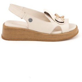 Resim Mamma Mia D25ys-2780 Kadın Sandalet Mam-y25-2780139 Krem 