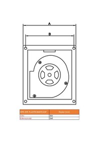 Resim Bahçıvan 26.5x26.5 cm BPR 1015 1550 D/D 220/230V Monofaze Plastik Radyal Banyo-Tuvalet Aspiratörü 