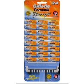 Resim Gillette Permatik Banyo Kullan-At Tıraş Bıçağı 24'lü 