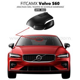 Resim FitCamX - Volvo S60 Modele Özel 4K Araç Kamerası (2019-2022) 