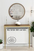 Resim TALAŞTOZUM Gold Atlantik Çam Petek Üstü Raf Dresuar 80cm (70 Cm Petege Uygundur) 