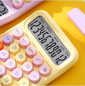 Resim Genel Markalar Mio CL12 Mekanik Tuşlu 12 Haneli Büyük Ekranlı 4 Fonksiyonlu Hesap Makinesi - Sarı 