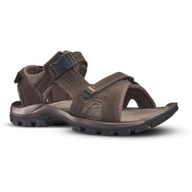 Resim Decathlon Erkek Outdoor Sandalet - Deri / Kahverengi - Nh120 