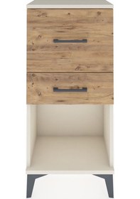 Resim Arges Komodin 2 Çekmeceli 44x30x96 Aytaşı-çam Aytaşı 
