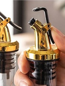 Resim Trend Home Life 2 li Gold Yağdanlık Başlığı Damlatmaz Yağdanlık Tıpası 