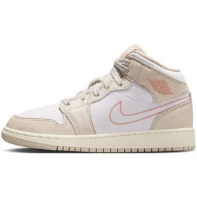 Resim Air Jordan 1 Mid Se Gs Basketbol Ayakkabısı Hq5879-100 Çok Renkli 