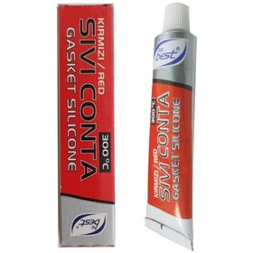Resim Best Silikon Sıvı Conta Kırmızı 45gr 300 Dereceye Dayanıklı 
