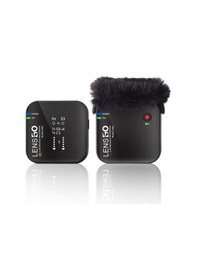 Resim Lensgo 348C Siyah 1V1 Kablosuz Tekli Mikrofon Seti 