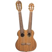 Resim Ortega HYDRA Double Neck 4 ve 8 Telli Tenor Ukulele (Satin Finish) 