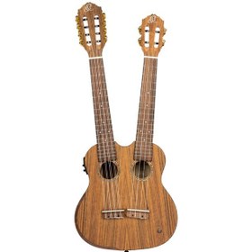 Resim Ortega HYDRA Double Neck 4 ve 8 Telli Tenor Ukulele (Satin Finish) 