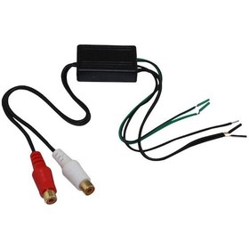Resim Hoparlörden 2 Rca Hat Çıkışı Dönüştürücü Giriş/çıkış Yüksek/düşük Araba Ses Sistemi İçin 