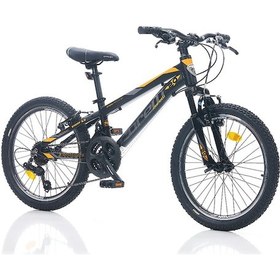 Resim Corelli Felix 3.2 - 24 Jant 12'' Kadro Dağ Bisikleti - Siyah Sarı / Gri Siyah Sarı / Gri 