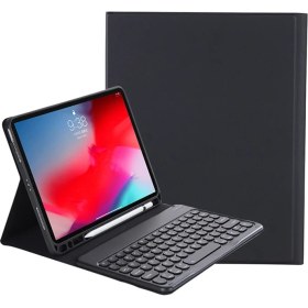 Resim Sunsky Y-C11B 2021 iPad Pro 11 Için Bluetooth Klavye Kılıfı (2021)SIYAH (Yurt Dışından) 
