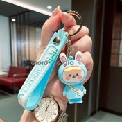 Resim Silver1 Elbise Bez Kumaş Anahtarlık Çanta Çekicilik Karikatür Bebek Araba Çekicilik Zarif Kolye (Yurt Dışından) 