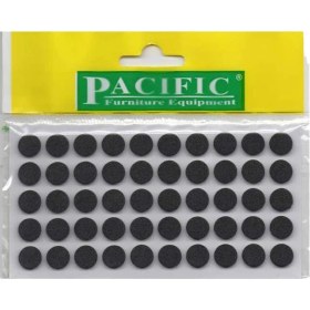 Resim Pacific Siyah Renk Yapışkanlı Eva Ses Stoperleri, 10 mm Çapında Kauçuk Malzeme ile Ses Yalıtımı 