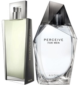 Resim Avon Perceive 100 Edt ml ve Attraction Edt 100 ml Erkek Parfüm Paketi 