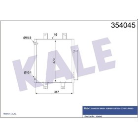 Resim Kondenser Al/Al Toyota Uyumlu Passo Daihatsu Sirion Subaru Justy Iv 504645079 