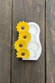 Resim Rufus Concept Ayçiçeği Sütun Tekli Silikon Mum Kalıbı 