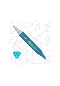 Resim Supertrend Supertrend Sketch Marker Duo Çift Uçlu Marker Kalem 638 Light Blue 