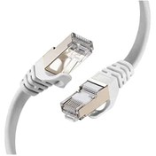 Resim Flaxes FNK-710G Cat 7 S/ftp Patch Kablosu Gri 10 M 