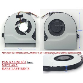 Resim Asus X550/X450 Notebook Fan 