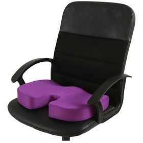 Resim Sones Ofis Jel Yastık Güzellik Kalçaları Anti-hemoroid Yastık Örgü Kumaş Mor 