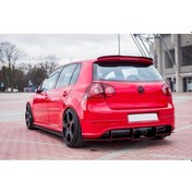 Resim Volkswagen Golf 5 R32 Arka Tampon Splitteri Parlak Siyah 