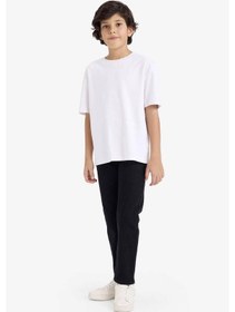 Resim Defacto Straight Fit Siyah Erkek Çocuk Jean Pantolon B5445a8/nm40 Siyah 