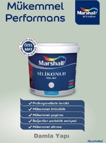 Resim Silikonlu Özel Mat Silinebilir Iç Cephe Duvar Boyası 7.5 Lt 7,5 L 