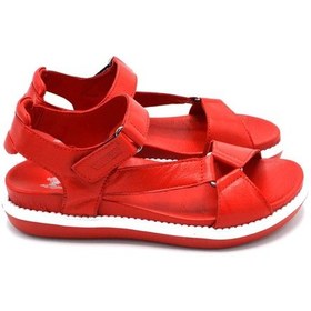 Resim Kadın Comfort Deri Sandalet Kırmızı 202064y Yetişkin 