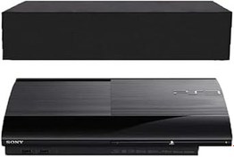 Resim BJYasoppu PS3 için Toz Kapağı, Çizilmeye Dayanıklı, Playstation 3 Konsolları için Su Geçirmez Koruyucu Kılıf (Siyah) 