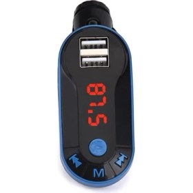 Resim Hello Usb-Sd-Bluetooth-Mp3 Destekli 12-24 Volt Ekranlı Hafızasız Fm Transmitter HL-19682 