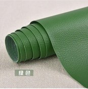 Resim 50x137 Cm Deri Yama Kendinden Yapışkanlı Çıkartmalar Stick-on Hiçbir Ütü Kanepe 50x137 Green 