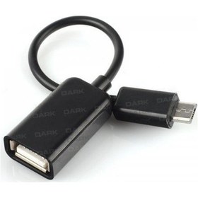 Resim Dark 20cm Dk Cb Usb2mıcrotg2 Micro Usb 2 0 Otg Kablo Siyah 