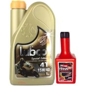 Resim LUBCO New Yeni Model Semy-sentetik 4t 10w40 1 Litre Motosiklet Yağı Ü.t 2023 Katkı Hediyeli 