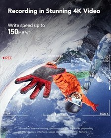 Resim Lexar 1TB Silver Plus 205mb 4K V30 UHSI Micro SD Hafıza Kartı 