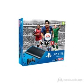 Resim Sony PS3 500 GB Fifa 2013 Paket Konsol 