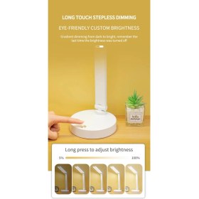 Resim PS-1960 Şarjlı Dokunmatik 3 Renk 40 LED Çalışma Okuma Işığı Çocuk Odası A - ARS9749-4008 