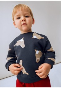 Resim Mayoral Erkek Bebek Sweatshirt Gri 
