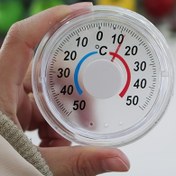 Resim JUEMEL Kendinden yapışkanlı termometre -50°C ile 50°C arasında, Ev, Bahçe, Seracılık ve Duvar Kullanımı için Yüksek Doğruluklu İç/Dış Mekan Sıcaklık ve Nem Monitörü, Plastik Yapı, Pil Gerektirmez, Bahçe Sıcaklık Monitörü | Modern Termometre Tasarımı | Dayanıklı Plastik, Ev Termometresi 