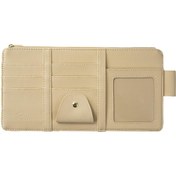 Resim Magideal Suntek Kartları Saklamak Için Otomatik Güneşlik Bej 